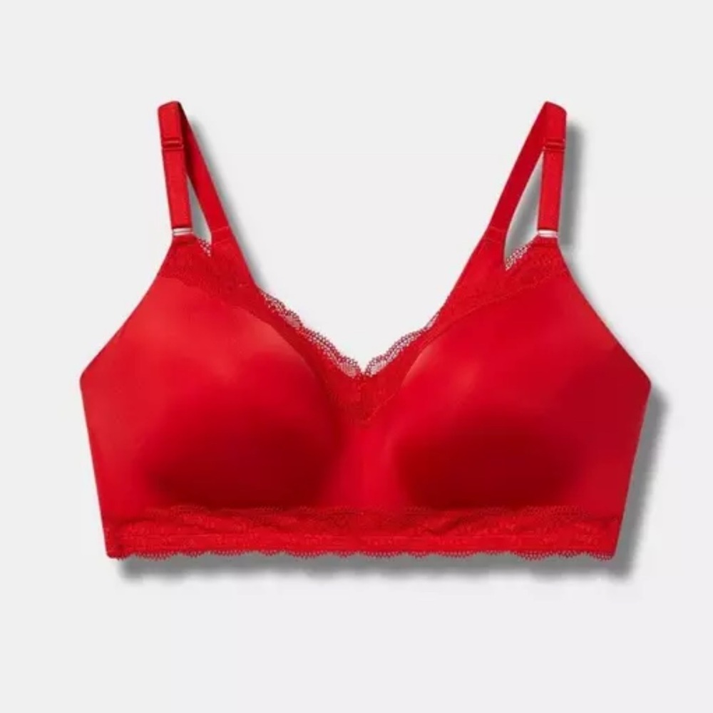 TORRID RED DREAM WIRE-FREE BRA Women’s Size 40DD